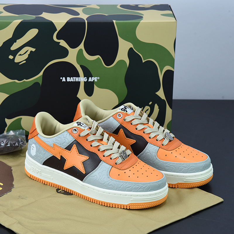 A Bathing Ape Bape Low "Orange"