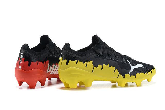 Ultra FG Black/Yellow/Orange Field Football Boots