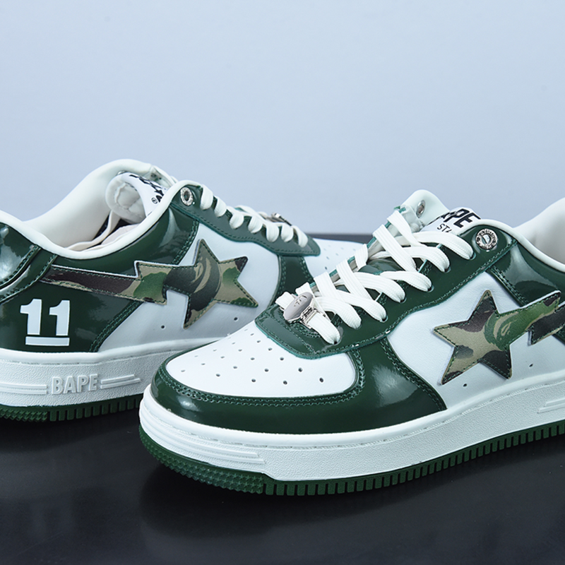 A Bathing Ape Bape "Green Whit"