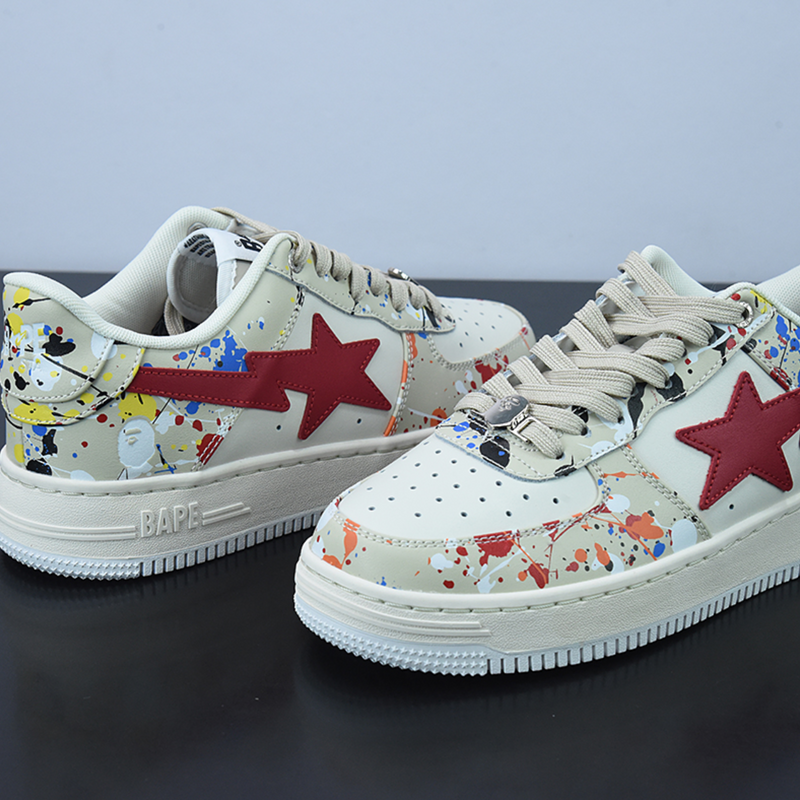 A Bathing Ape BAPE STA™ "Beige/Red"