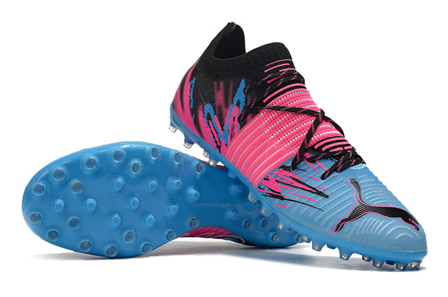 Society Future Z FG Blue/Pink Football Boot - Low