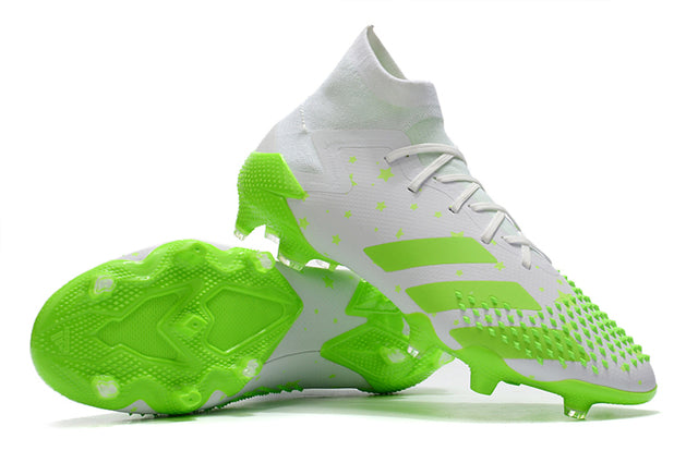 Predator Mutator .1 FG White/Green High Top Football Boots