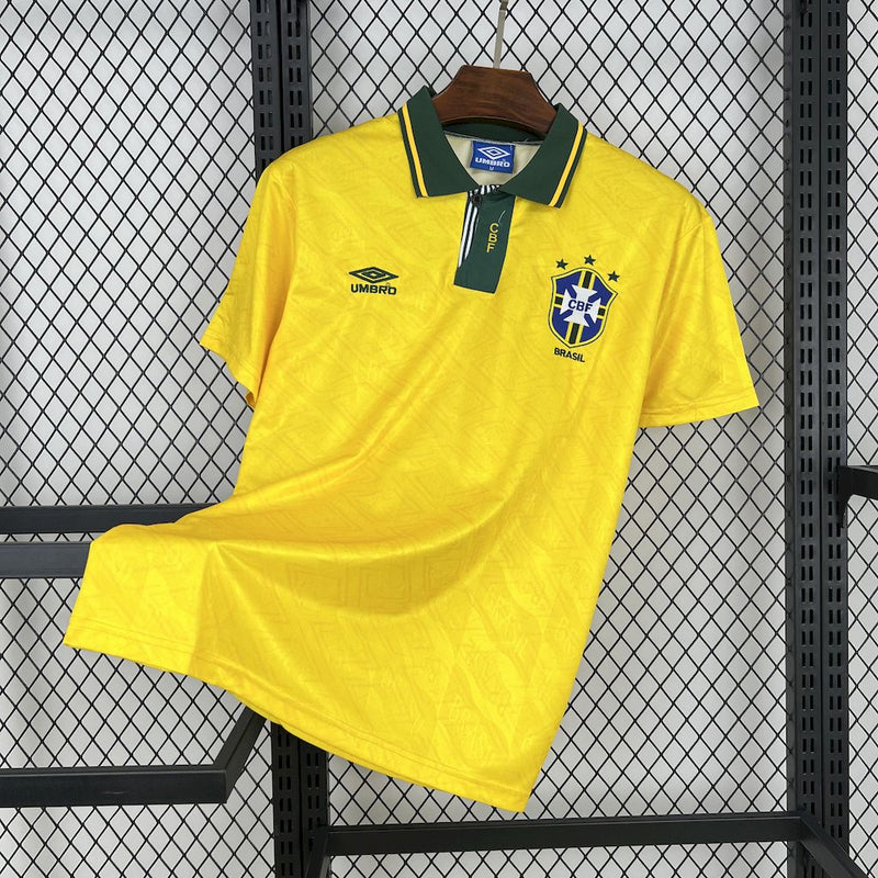 Brazil 1991/93 Home Retro Jersey - Umbro Brasil