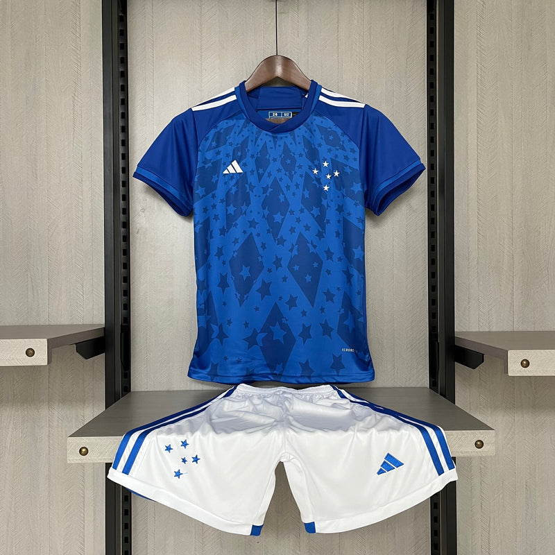 Conjunto Infantil Cruzeiro 24/25 Home - Adidas