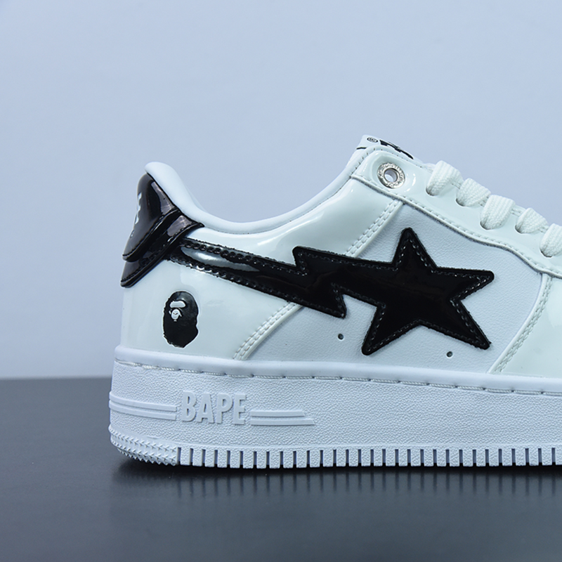 A Bathing Ape Bape Low "Black/White"