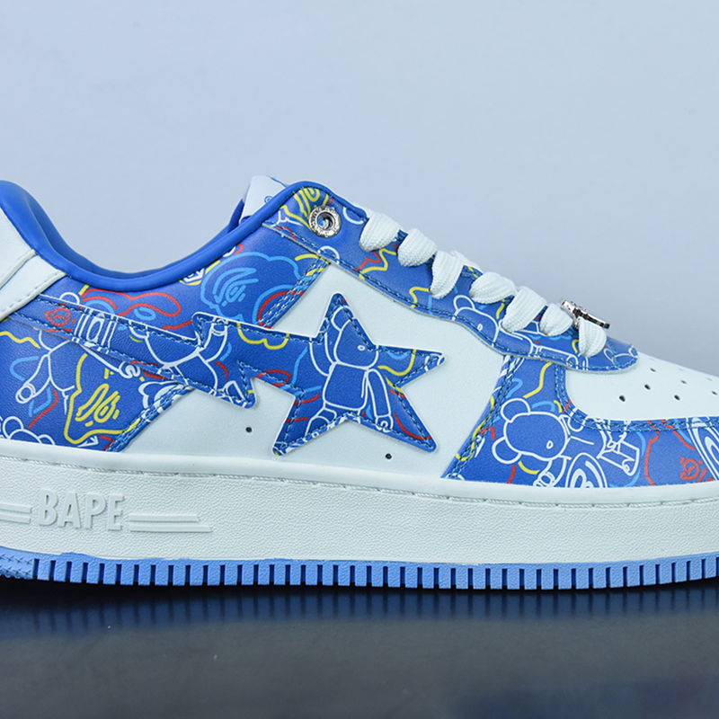 A Bathing Ape Bape Sta x AF1 "Blue Violet"