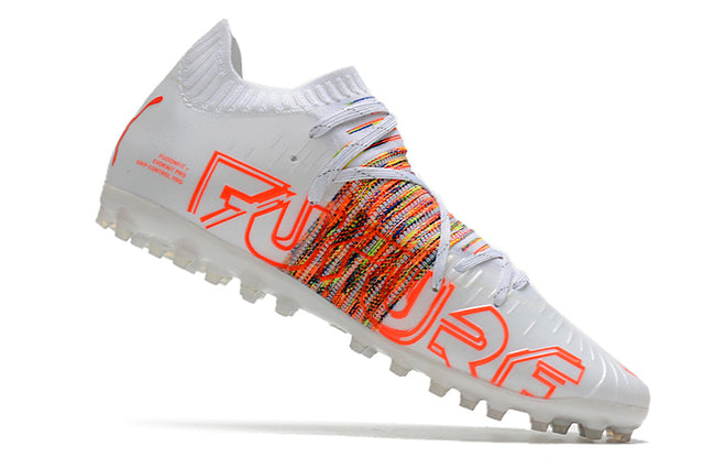 Society Future Z FG Football Boot White/Orange - Low