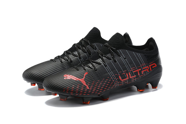 Ultra FG Black/Red Field Football Boots