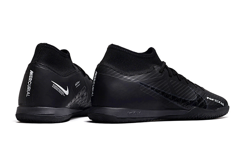 Air Zoom Superfly 9 TF Futsal Boot - All Black - High Top