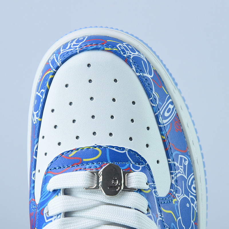 A Bathing Ape Bape Sta x AF1 "Blue Violet"