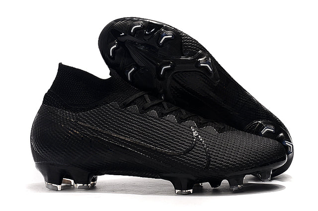 Superfly 7 Elite SE FG All-Black High-Top Football Boots