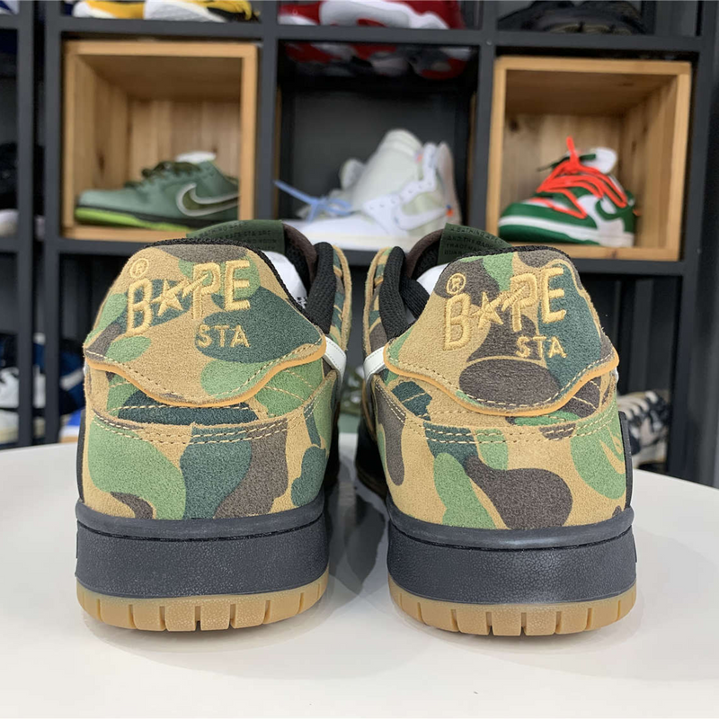 A Bathing Ape Bape SK8 Sta "ABC Camo Green"