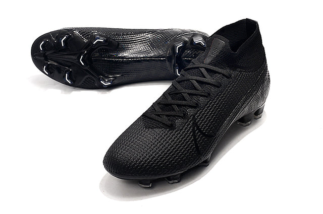 Superfly 7 Elite SE FG All-Black High-Top Football Boots