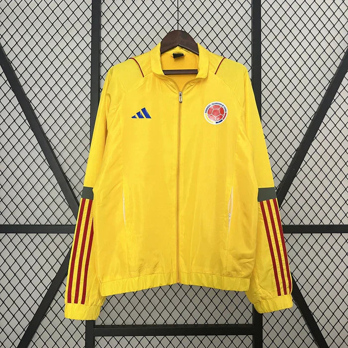 Colombia 24/25 Windbreaker Jacket Yellow - Adidas