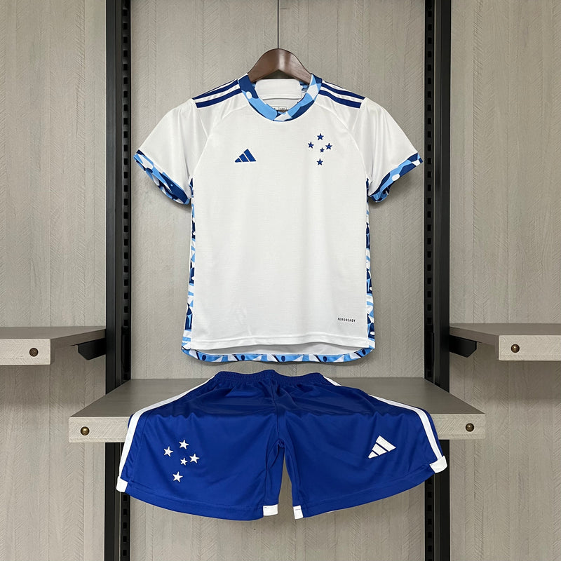 Conjunto Infantil Cruzeiro 24/25 Away - Adidas