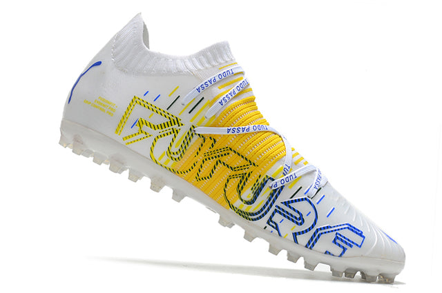 Society Future Z FG White/Yellow Football Boot