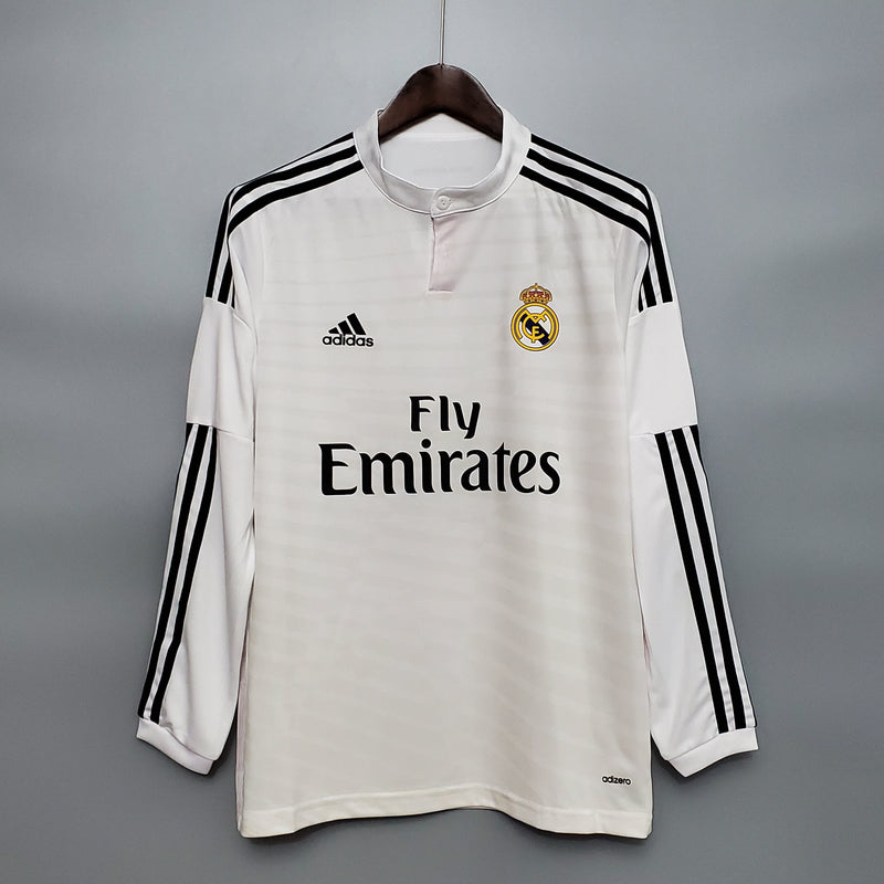 Jersey Real Madrid Titular 14/15 - Retro Manga Comprida