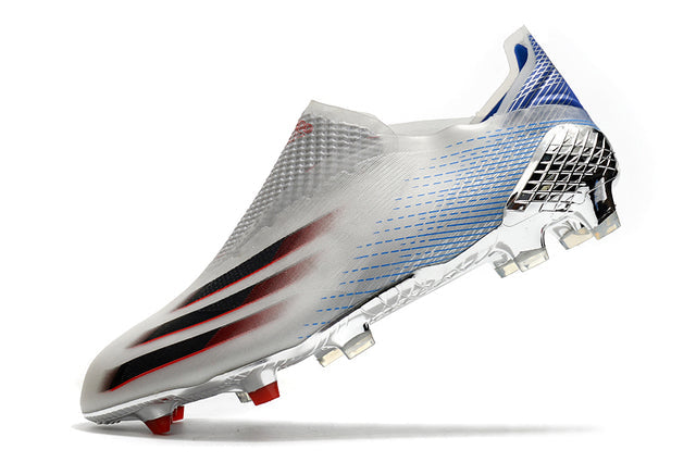 Campo X Ghosted FG White/Blue/Red Football Boots