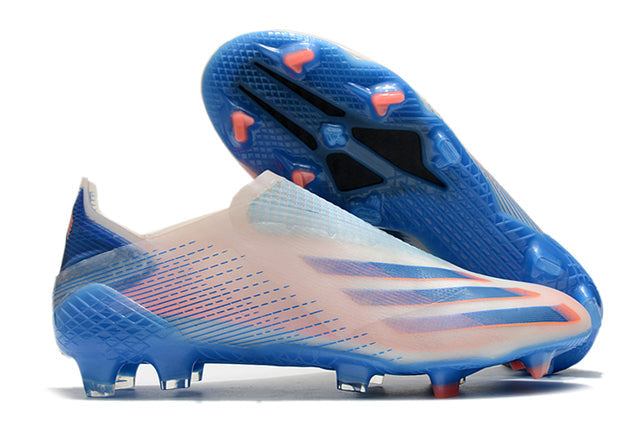 Campo X Ghosted FG Blue/Rose Football Boots