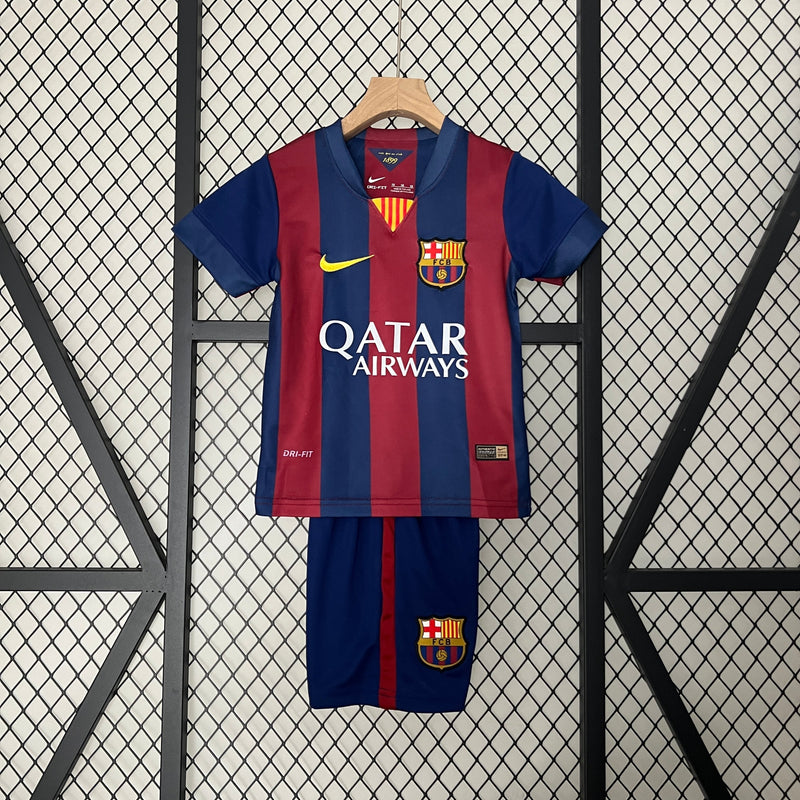 Kids Kit Barcelona home 14/15 retro