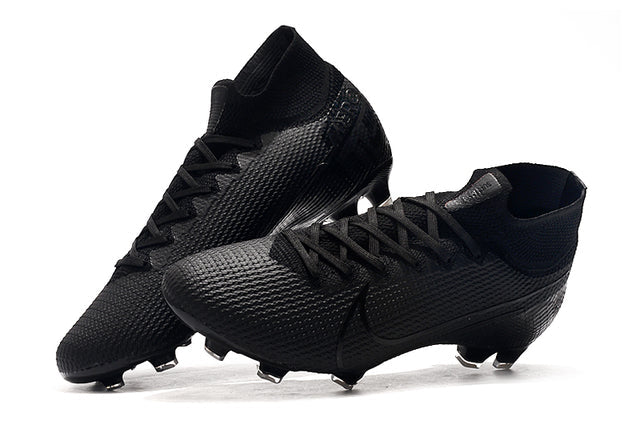 Superfly 7 Elite SE FG All-Black High-Top Football Boots