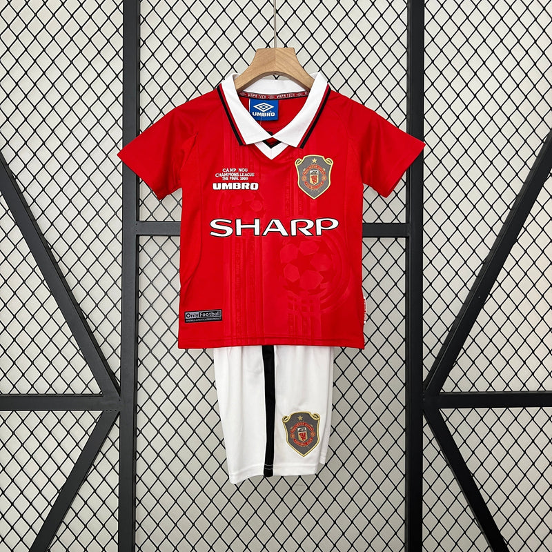 Kids Kit Manchester United home 99/00 retro