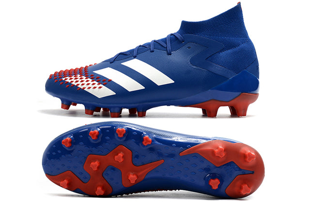 Predator Mutator .1 FG Blue/Red High Top Football Boots