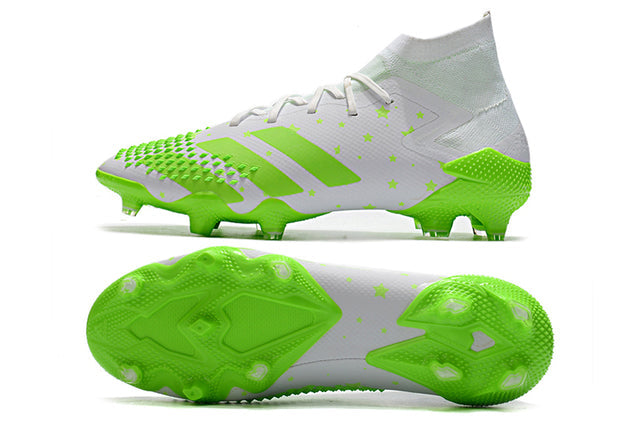 Predator Mutator .1 FG White/Green High Top Football Boots