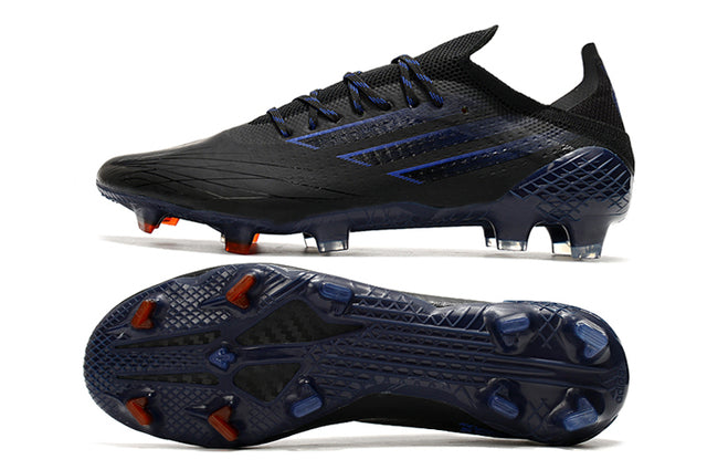 Campo X SpeedFlow FG Black and Dark Blue Football Boots