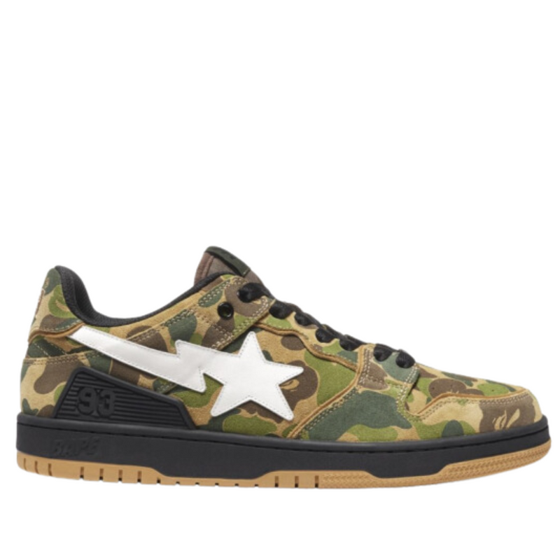 A Bathing Ape Bape SK8 Sta "ABC Camo Green"