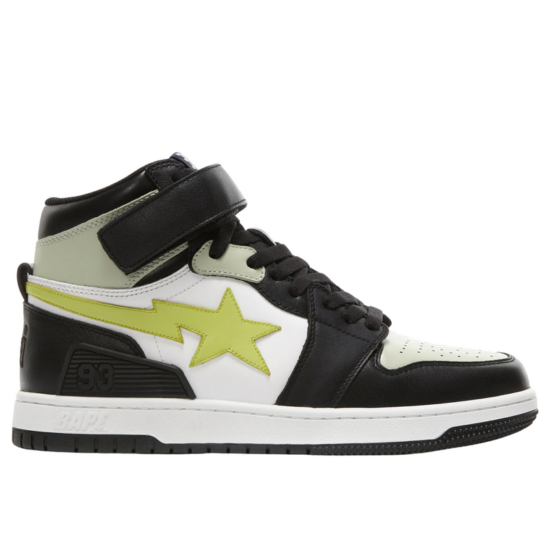 A Bathing Ape Block Sta High "Black Lime"