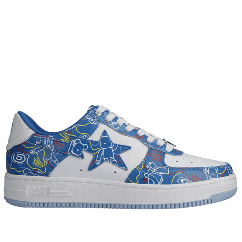 A Bathing Ape Bape Sta x AF1 "Blue Violet"