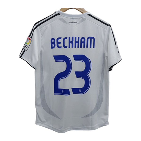 Beckham 2006-07 Real Madrid Home Jersey  Retro Collection