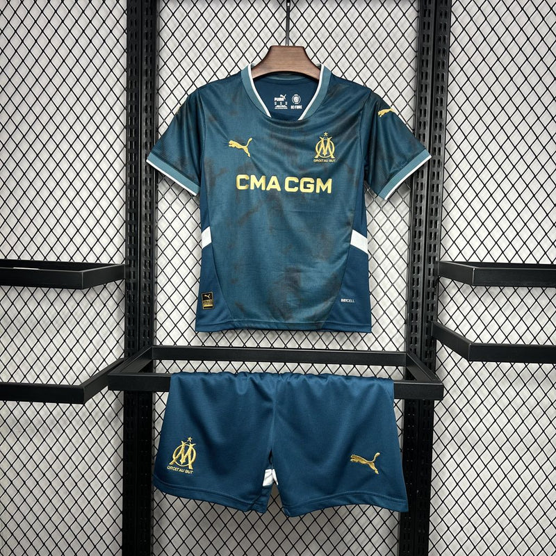 Kids Kit Olympique de Marseille away 24/25