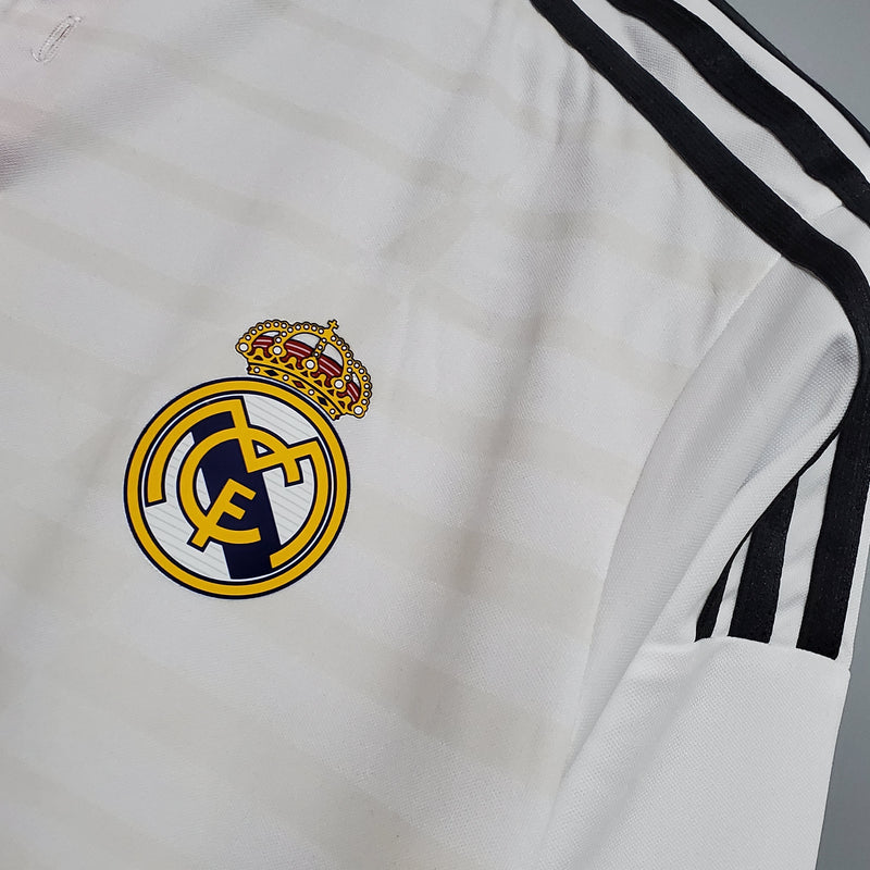 Jersey Real Madrid Titular 14/15 - Retro Manga Comprida