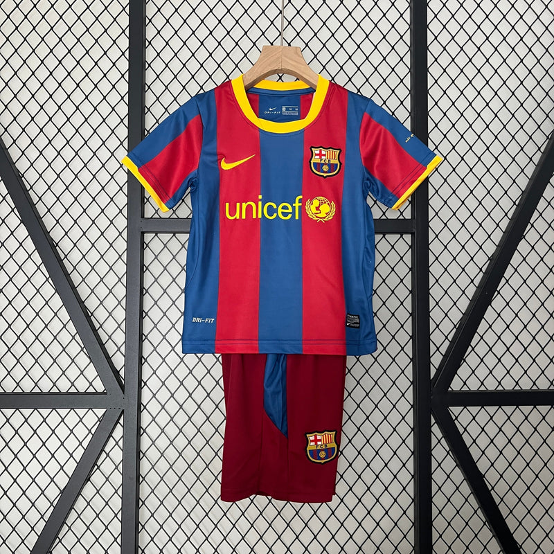 Kids Kit Barcelona home 10/11 retro