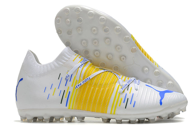 Society Future Z FG White/Yellow Football Boot