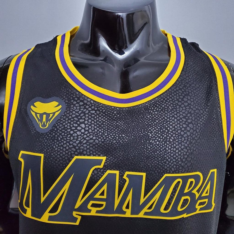 Jersey Basquete NBA Los Angeles Lakers  Black