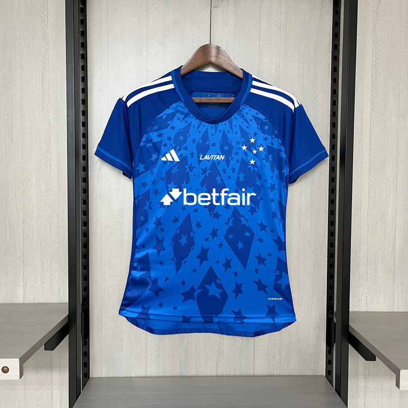 Cruzeiro 24/25 I Home Women's Sponsor- Adidas