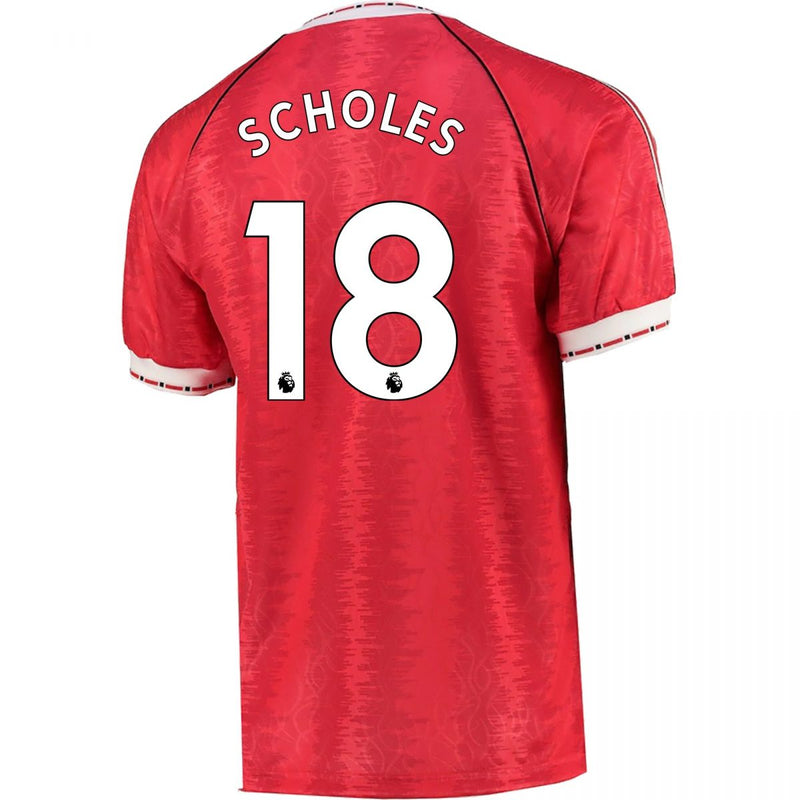 Paul Scholes Manchester United 1990 Jersey - Adidas