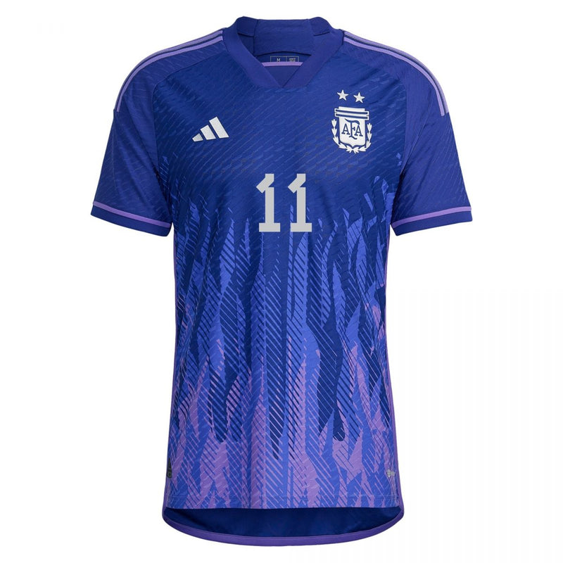 Angel Di Maria Argentina 22/23 Player [Slim Fit] II Away Jersey - Adidas