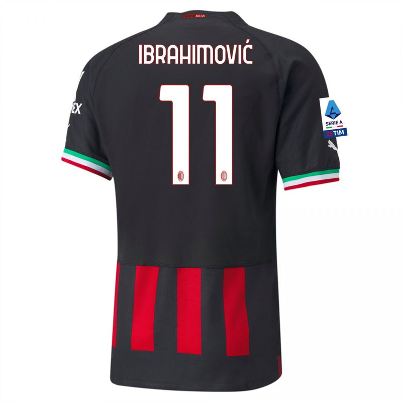 Zlatan Ibrahimović AC Milan 22/23 Player [Slim Fit] I Home Jersey - PUMA