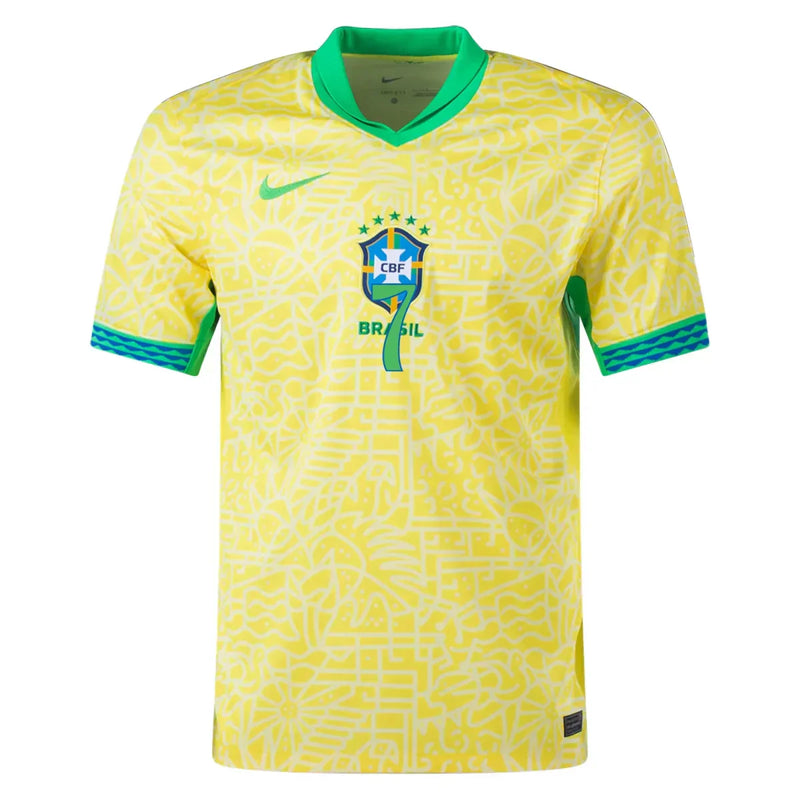 Vinicius Jr. Brazil 24/25 Player [Slim Fit] I Home Jersey - Brasil - Nike