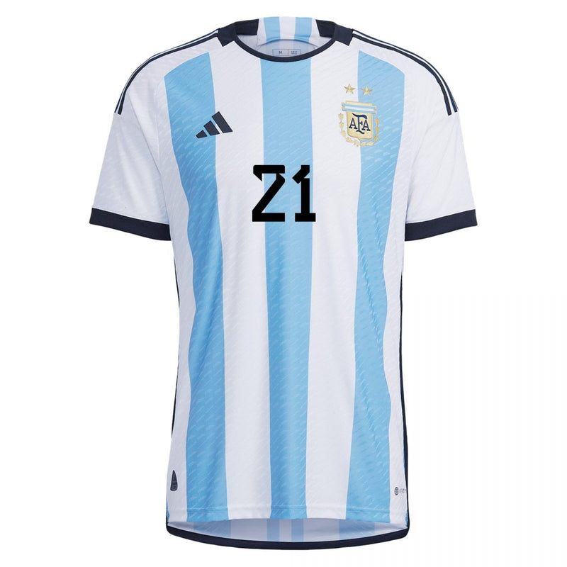 Paulo Dybala Argentina 22/23 Player [Slim Fit] I Home Jersey - Adidas