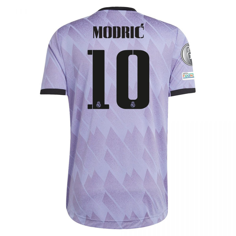 Luka Modrić Real Madrid 22/23 Player [Slim Fit] UCL II Away Jersey - Adidas