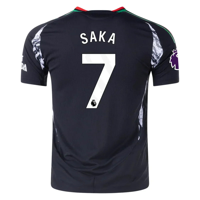 Bukayo Saka Arsenal 24/25 Player [Slim Fit] II Away Jersey - Adidas