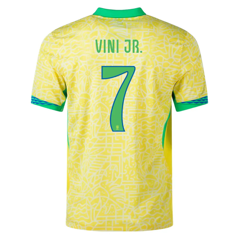 Vinicius Jr. Brazil 24/25 Player [Slim Fit] I Home Jersey - Brasil - Nike