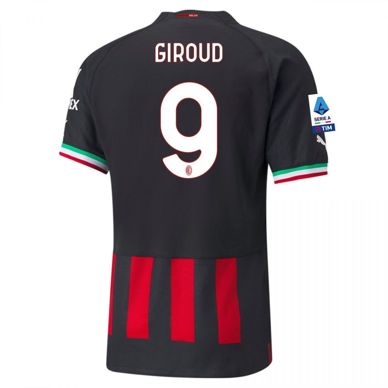 Olivier Giroud AC Milan 22/23 Player [Slim Fit] I Home Jersey - PUMA