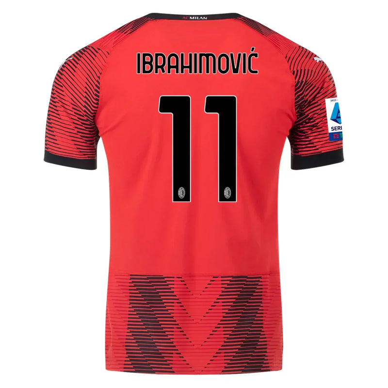 Zlatan Ibrahimović AC Milan 23/24 Player [Slim Fit] I Home Jersey - PUMA