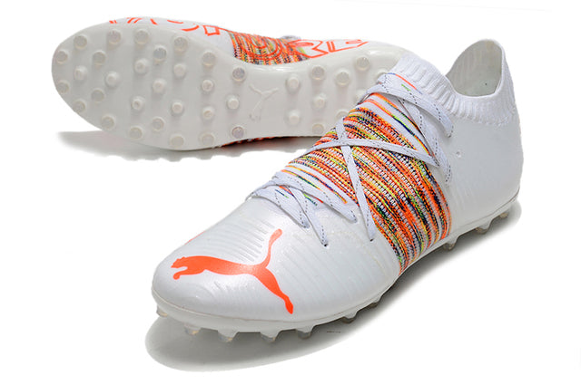 Society Future Z FG Football Boot White/Orange - Low